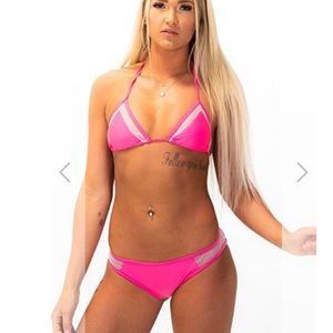 Pink Sunny Co bikini set